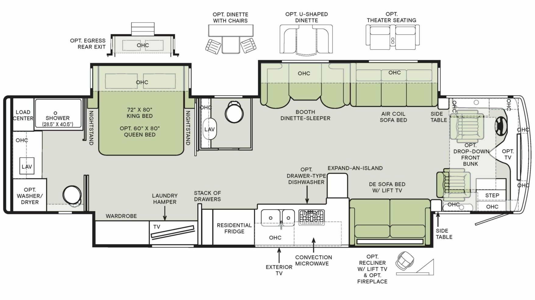 2024 Phaeton 37 BH Floor Plan Spotlight | Tiffin Motorhomes