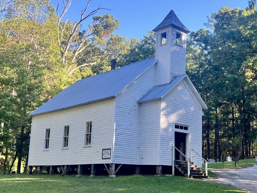 Their faith was important to this community. The Cades Cove Missionary Baptist Church was established in 1889 and one of several remaining here you can visit.