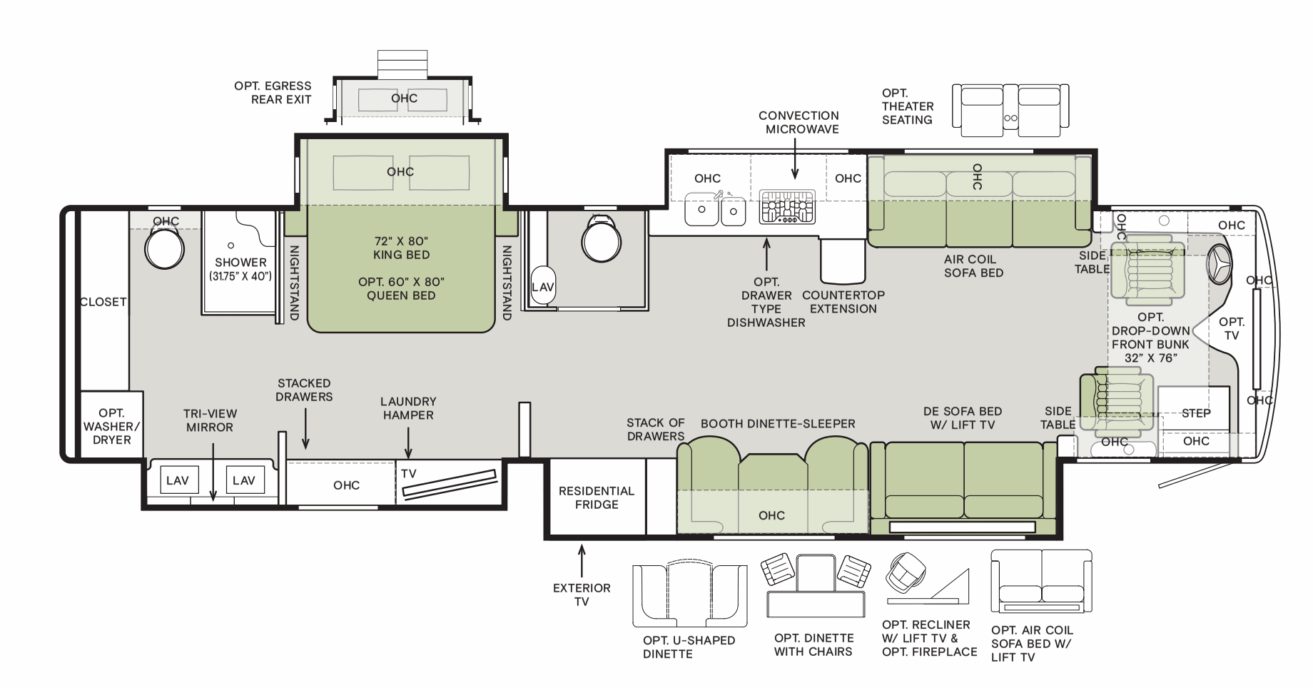 40 IH (41' Bath & 1/2 Quad Slide)