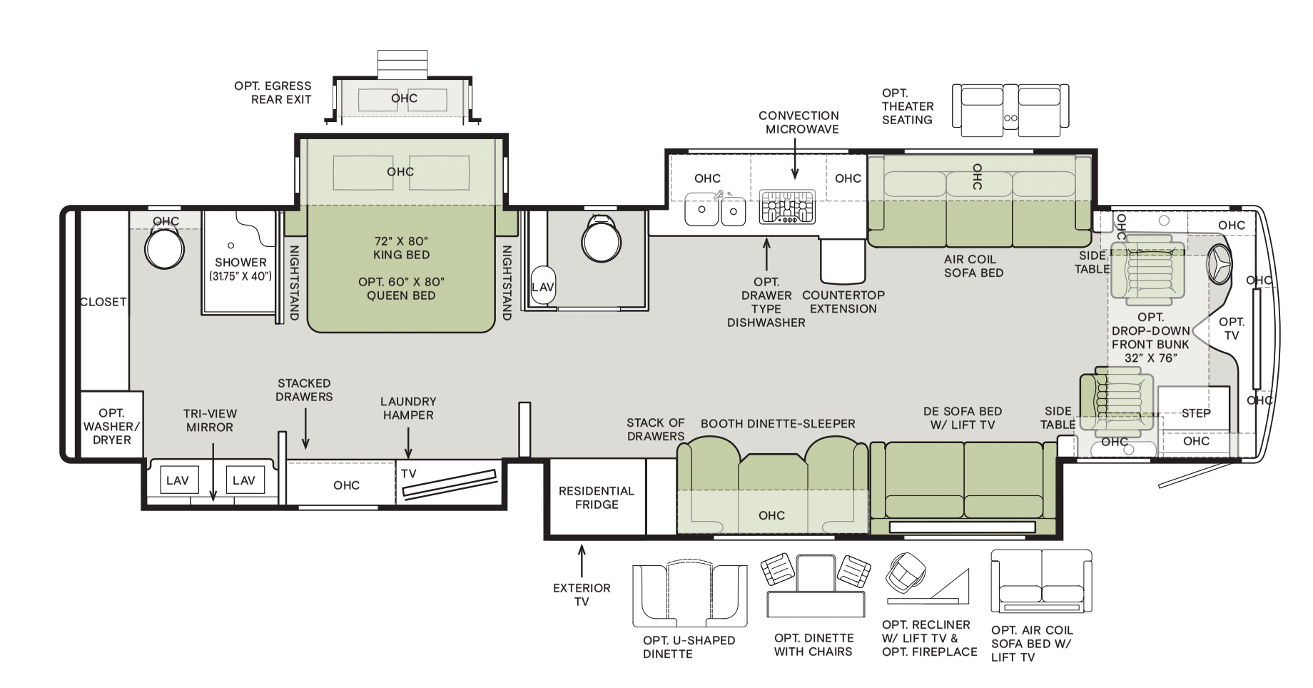 40 IH (41' Bath & 1/2 Quad Slide)