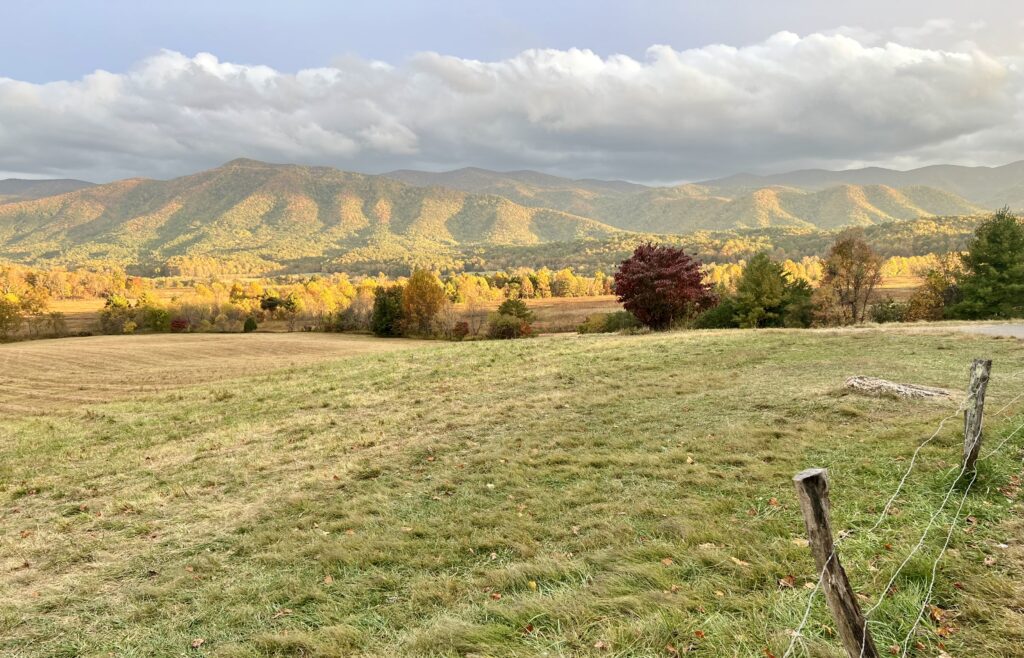 Peaceful valleys in Cades Cove