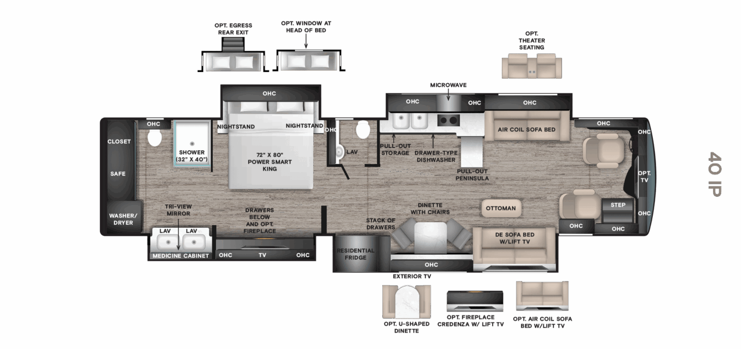 40 IP (41' Bath & 1/2, Quad Slide)